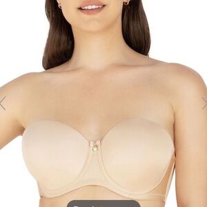 PARFAIT Tan Strapless Bra Size 36DD